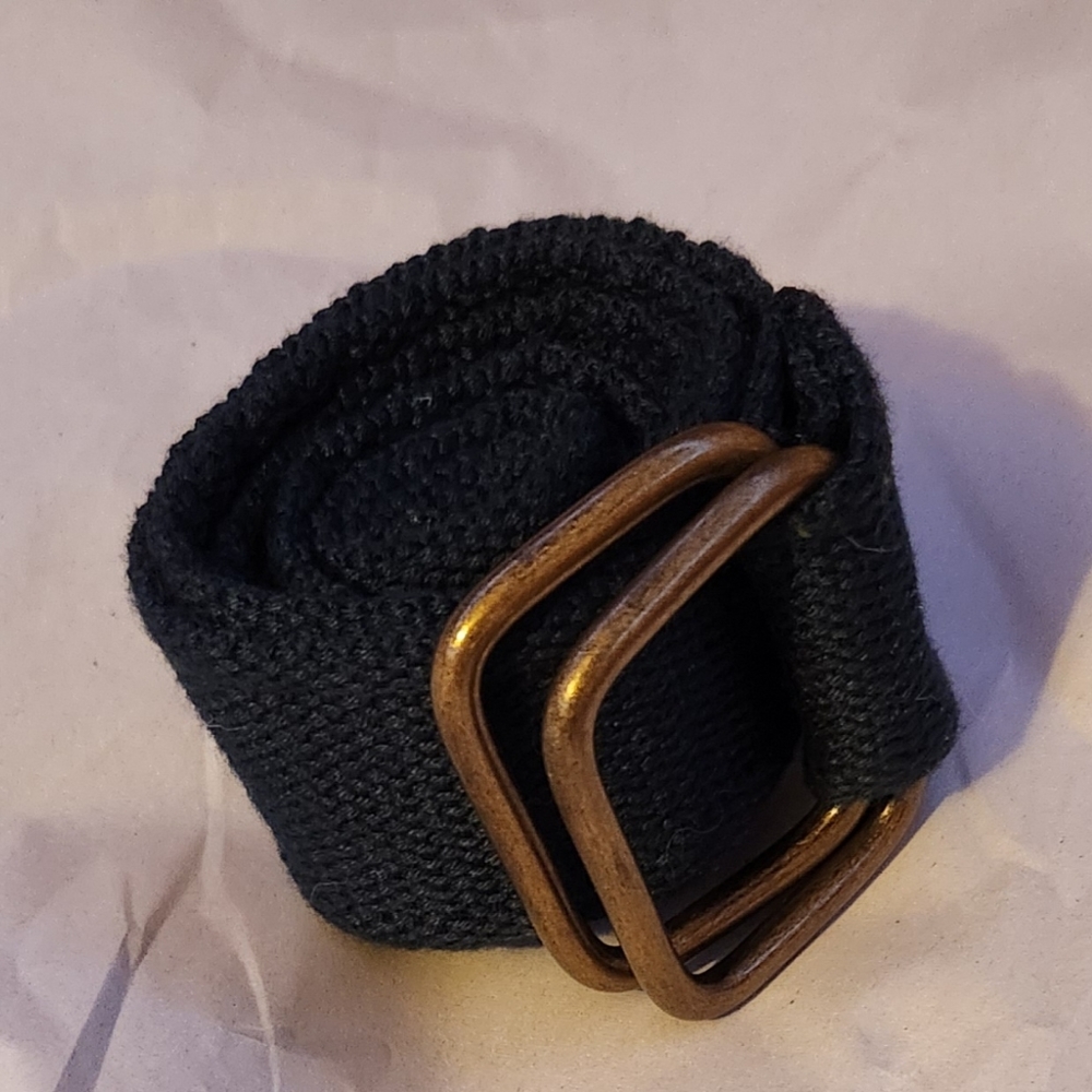 Youth Boys Navy Blue Canvas Web Belt